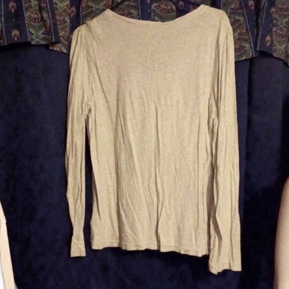 Faded Glory Long Sleeve Shirt - XL (Cream) - Picture 3 of 3